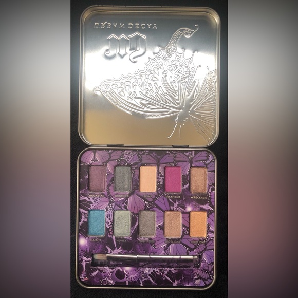 USED Urban Decay Mariposa Eyeshadow Palette 10 Pan Eye Shadow - Picture 1 of 6